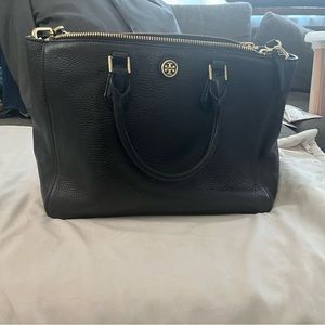 Black Tori Burch shoulder Tote